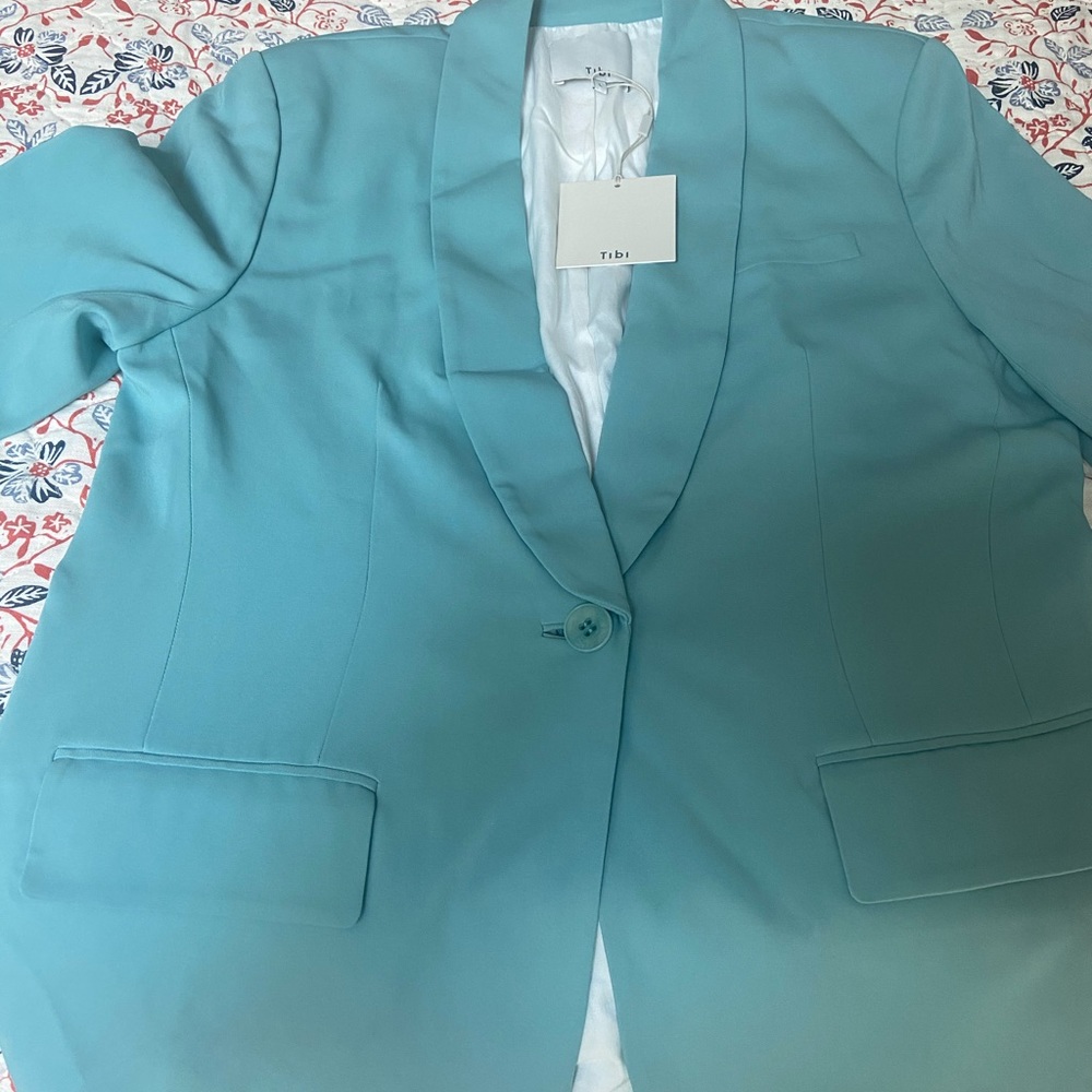 Tibi size large NWT oversized Tuxedo blazer